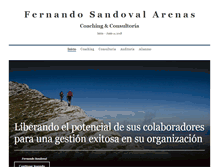 Tablet Screenshot of fernandosandovalarenas.com